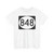Ellipse sign 848 (United States) (Road Sign) T-Shirt