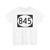 Ellipse sign 845 (United States) (Road Sign) T-Shirt