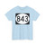 Ellipse sign 843 (United States) (Road Sign) T-Shirt