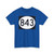 Ellipse sign 843 (United States) (Road Sign) T-Shirt