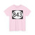 Ellipse sign 843 (United States) (Road Sign) T-Shirt