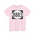 Ellipse sign 8883 (United States) (Road Sign) T-Shirt