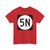 Elongated circle 5N (United States) (Road Sign) T-Shirt