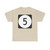 Elongated circle 5 (United States) (Road Sign) T-Shirt