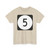 Elongated circle 5 (United States) (Road Sign) T-Shirt