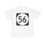 Elongated circle 56 (United States) (Road Sign) T-Shirt