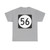Elongated circle 56 (United States) (Road Sign) T-Shirt