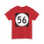 Elongated circle 56 (United States) (Road Sign) T-Shirt
