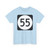 Elongated circle 55 (United States) (Road Sign) T-Shirt