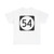 Elongated circle 54 (United States) (Road Sign) T-Shirt