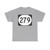 Elongated circle 279 (United States) (Road Sign) T-Shirt