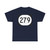Elongated circle 279 (United States) (Road Sign) T-Shirt
