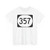 Elongated circle 357 (United States) (Road Sign) T-Shirt
