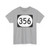Elongated circle 356 (United States) (Road Sign) T-Shirt