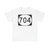 Elongated circle 704 (United States) (Road Sign) T-Shirt