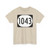 Elongated circle 1043 (United States) (Road Sign) T-Shirt