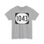 Elongated circle 1043 (United States) (Road Sign) T-Shirt