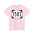 Elongated circle 1503 (United States) (Road Sign) T-Shirt