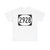 Elongated circle 2928 (United States) (Road Sign) T-Shirt