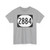 Elongated circle 2884 (United States) (Road Sign) T-Shirt