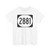 Elongated circle 2881 (United States) (Road Sign) T-Shirt