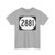 Elongated circle 2881 (United States) (Road Sign) T-Shirt