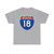 I-18 (United States) (Road Sign) T-Shirt