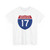 I-17 1957 (United States) (Road Sign) T-Shirt