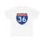 I-36 (United States) (Road Sign) T-Shirt