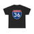 I-36 (United States) (Road Sign) T-Shirt