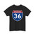 I-36 (United States) (Road Sign) T-Shirt