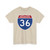 I-36 (United States) (Road Sign) T-Shirt