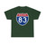 I-83 1957 (United States) (Road Sign) T-Shirt