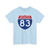 I-83 1957 (United States) (Road Sign) T-Shirt