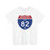 I-82S UT 1957 (United States) (Road Sign) T-Shirt