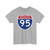I-95 1957 (United States) (Road Sign) T-Shirt