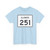 Illinois 251 (Illinois) (Road Sign) T-Shirt