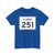 Illinois 251 (Illinois) (Road Sign) T-Shirt