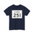 Illinois 251 (Illinois) (Road Sign) T-Shirt