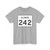Illinois 242 (Illinois) (Road Sign) T-Shirt