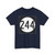 Iowa 244 (Iowa) (Road Sign) T-Shirt