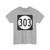 Iowa 303 (Iowa) (Road Sign) T-Shirt