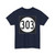 Iowa 303 (Iowa) (Road Sign) T-Shirt