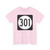Iowa 301 (Iowa) (Road Sign) T-Shirt