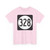 Iowa 328 (Iowa) (Road Sign) T-Shirt