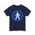 Italian traffic signs - percorso pedonale (Italy) (Road Sign) T-Shirt