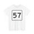 MA Route 57 (Massachusetts) (Road Sign) T-Shirt