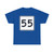 MA Route 55 (Massachusetts) (Road Sign) T-Shirt