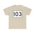 Maine 103 (Maine) (Road Sign) T-Shirt