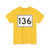 Maine 136 (Maine) (Road Sign) T-Shirt